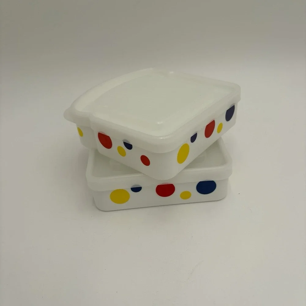 Vintage Wonder‎ Bread Sandwich Containers Set Of 2 Clean